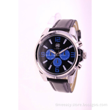 New Alloy Men's Sport Watch Push Button, Sub Dial